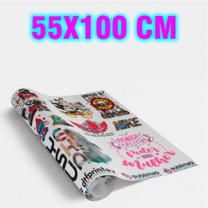 DTF TÊXTIL - METRO  100X55 CM 4X0 DTF TÊXTIL  
